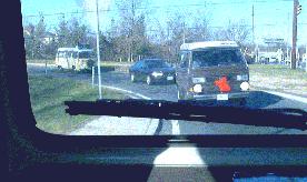 L&A Johnson and Mike Benthin behind us on the beltway exit